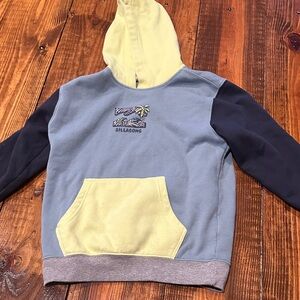 Billabong Kids' Blue and Cream Hoodie